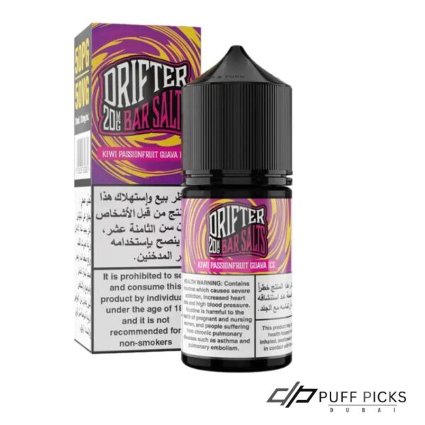 Drifter Bar Salts Kiwi Passionfruit Guava Ice 20mg/ml-30ml